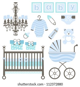 An elegant baby boy set