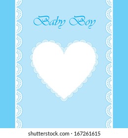 elegant baby card