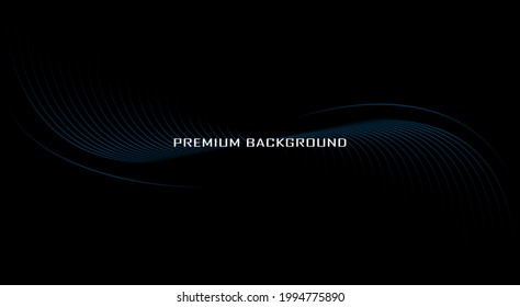 elegant background with abstract blue lines for cover, poster, banner, card background, billboard