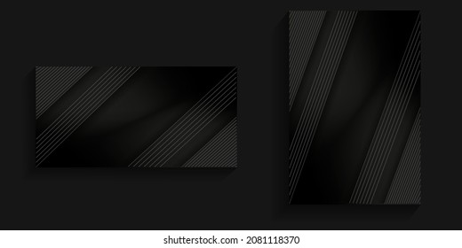 fondo elegante con líneas grises abstractas para cubierta, pancarta, afiche, cartel