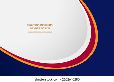 elegant background banner design template for business presentation and poster design