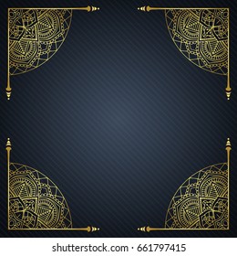 Elegant background with decorative frame