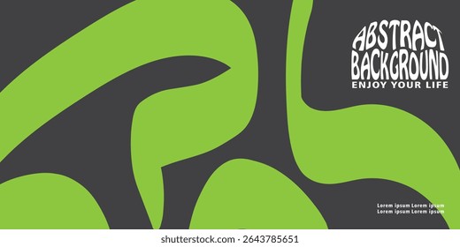 Elegant background design green line pattern or texture. Luxury horizontal green background for business banner, poster, backdrop, voucher, invite. Vector illustration
