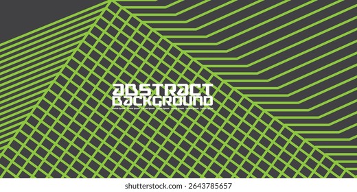 Elegante diseño de fondo verde línea patrón o textura. Fondo verde Horizontal de lujo para el Anuncio de negocios, cartel, telón de fondo, cupón, invitación. Ilustración vectorial
