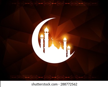 Elegant background design for Islamic festivals Ramadan and Eid.