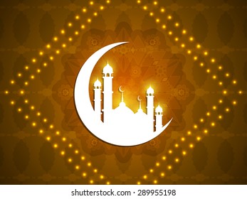 Elegant background design for Islamic festivals Ramadan and Eid.