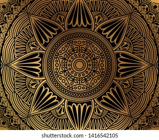elegant background design with mandala pattern