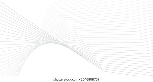 Elegante diseño de fondo con patrón de línea blanca y gris o textura. Fondo blanco Horizontal de lujo para el Anuncio de negocios, cartel, telón de fondo, cupón, invitación. Ilustración vectorial
