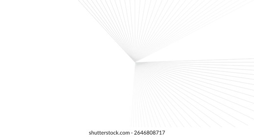Elegant background design with white and grey line pattern or texture. Luxury horizontal white background for business banner, poster, backdrop, voucher, invite. Vector illustration
