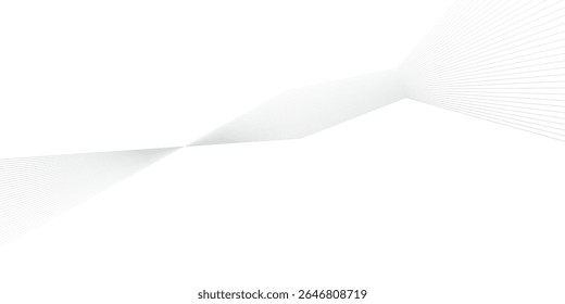 Elegant background design with white and grey line pattern or texture. Luxury horizontal white background for business banner, poster, backdrop, voucher, invite. Vector illustration
