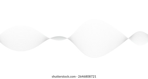 Elegante design de fundo com padrão ou textura de linha branca e cinza. Fundo branco horizontal de luxo para banner de negócios, cartaz, pano de fundo, voucher, convite. Ilustração vetorial
