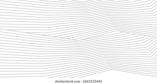 Elegante diseño de fondo con patrón de línea blanca y gris o textura. Fondo blanco Horizontal de lujo para el Anuncio de negocios, cartel, telón de fondo, cupón, invitación. Ilustración vectorial
