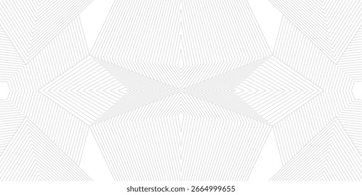 Elegante diseño de fondo con patrón de línea blanca y gris o textura. Fondo blanco Horizontal de lujo para el Anuncio de negocios, cartel, telón de fondo, cupón, invitación. Ilustración vectorial
