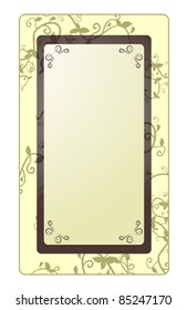 Elegant background with floral design