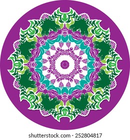 Elegant background with floral elements, ornate background. Vector illustration. EPS 10.