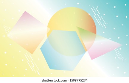 Elegant Background with Geometric Shapes, Gradient Background Textures and Pattern