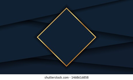 Elegant Background with gold diagonal frame design