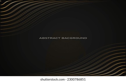 elegant background with gold lines in the corners, luxury background