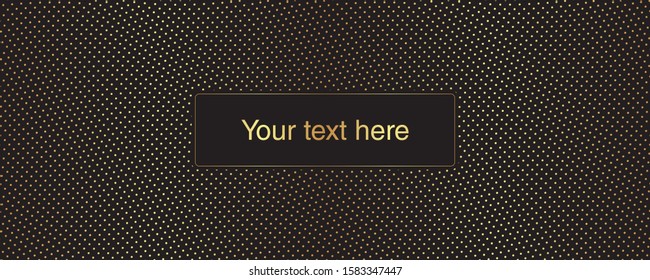 Elegant background with golden elements. Luxurious vector pattern.