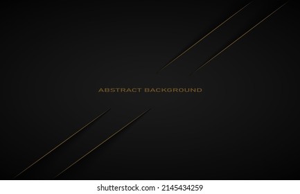 elegant background with golden lines and abstract shadow