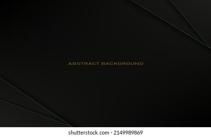 elegant background with green lines and abstract shadow for cover, banner, poster, billboard