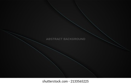 elegant background with green lines and shadows