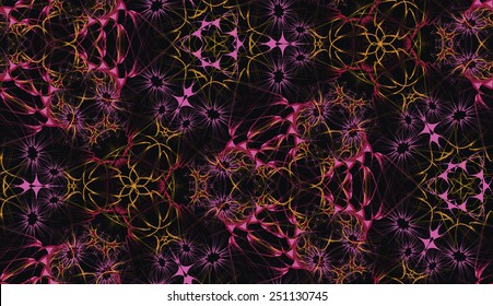 Elegant background with lace ornament . Floral elements