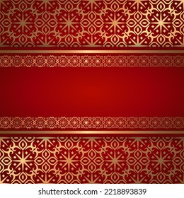 Elegant background with lace ornament and place for text. - Vector.