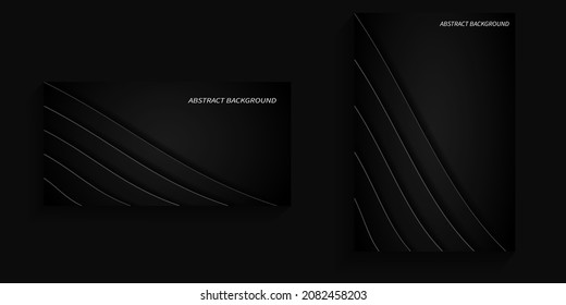 elegant background with lines on the left for covers, banners, posters, billboards