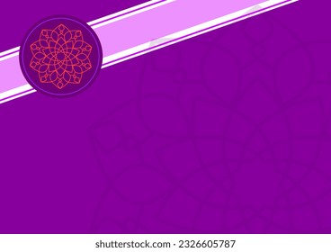 Elegant Background With Mandala And Abstract Shapes