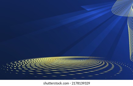 Elegant background with overlay golden shape elements with sparkles, glowing dots. Realistic luxury paper print modern concept. Vector illustration for design eps10 for wedding