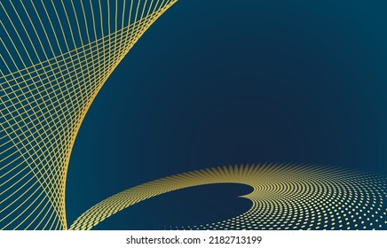 Elegant background with overlay golden shape elements with sparkles, glowing dots. Realistic luxury paper print modern concept. Vector illustration for design eps10 for wedding