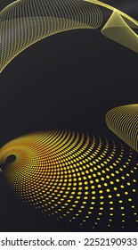 Elegant background with overlay golden shape elements with sparkles, 
glowing dots. Realistic luxury paper print modern concept. Vector 
illustration for design eps10 for wedding
