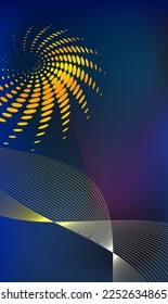 Elegant background with overlay golden shape elements with sparkles, 
glowing dots. Realistic luxury paper print modern concept. Vector 
illustration for design eps10 for wedding
