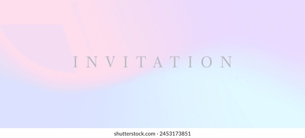 Elegant background with pink and blue gradient. Modern luxury vector art background. Premium fashionable template for invitation, flyer, cover design, luxe invite, business banner, prestigious voucher