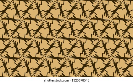 Elegant background with polygonal line. Triangular style. Vector illustration. Brown. Modern design for you business, project. Seamless.