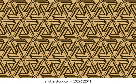 Elegant background with polygonal line. Triangular style. Vector illustration. Brown. Modern design for you business, project. Seamless.