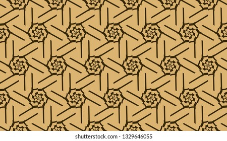 Elegant background with polygonal line. Triangular style. Vector illustration. Brown. Modern design for you business, project. Seamless.
