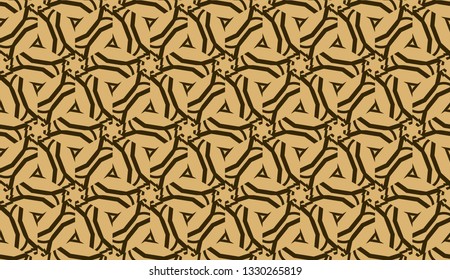 Elegant background with polygonal line. Triangular style. Vector illustration. Brown. Modern design for you business, project. Seamless.