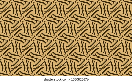 Elegant background with polygonal line. Triangular style. Vector illustration. Brown. Modern design for you business, project. Seamless.