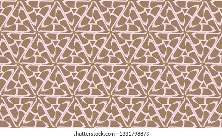 Elegant background with polygonal line. Triangular style. Vector illustration. COLOR 1 COLOR 2. Bright background for poster, banner, flyer. Light braun color.