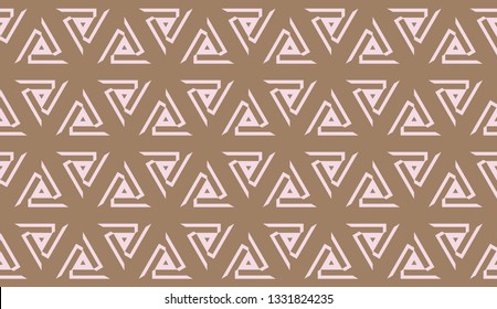 Elegant background with polygonal line. Triangular style. Vector illustration. COLOR 1 COLOR 2. Bright background for poster, banner, flyer. Light braun color.