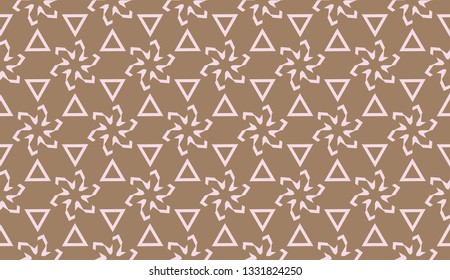 Elegant background with polygonal line. Triangular style. Vector illustration. COLOR 1 COLOR 2. Bright background for poster, banner, flyer. Light braun color.