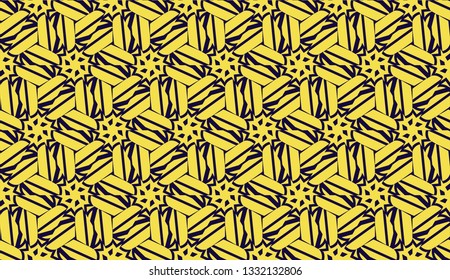 Elegant background with polygonal line. Triangular style. Vector illustration. COLOR 1 COLOR 2. Bright background for poster, banner, flyer. Yellow color.