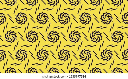 Elegant background with polygonal line. Triangular style. Vector illustration. COLOR 1 COLOR 2. Bright background for poster, banner, flyer. Yellow color.
