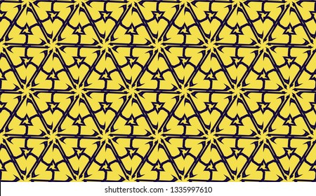Elegant background with polygonal line. Triangular style. Vector illustration. COLOR 1 COLOR 2. Bright background for poster, banner, flyer. Yellow color.