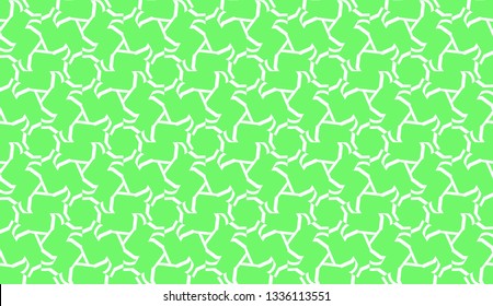 Elegant background with polygonal line. Triangular style. Vector illustration. Light green color. 