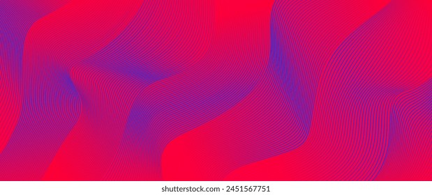 Elegant background with red and blue lines pattern. Premium creative abstract vector illustration for invitation, flyer, cover design, luxe invite, business banner, prestigious voucher.