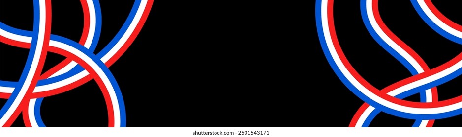 Elegante fondo con líneas rojas, blancas y azules