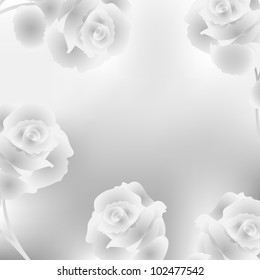 Elegant background with roses. Vector eps10